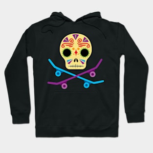 Halloween Day of the Dead Mask Hoodie